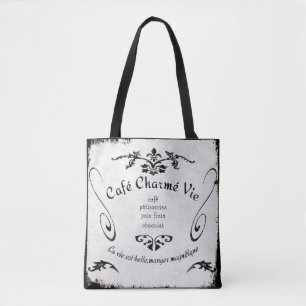 Bolso De Tela Café encantador de la vida