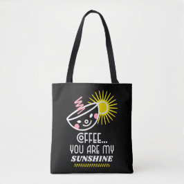 Bolso De Tela Café...Eres Mi Sol Tote para Amantes del Café