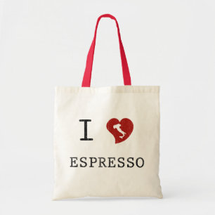 Bolso De Tela Café express del amor de los amantes I del café