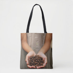 Bolso De Tela Café frijol aroma tostado