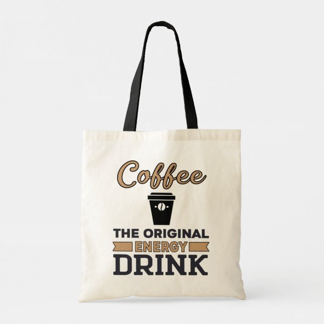 Bolso De Tela Café: La bebida energética original (Reverso)