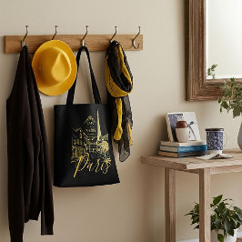 Bolso De Tela Cafe Paris Tote Bag