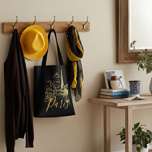 Bolso De Tela Cafe Paris Tote Bag (Subido por el creador)