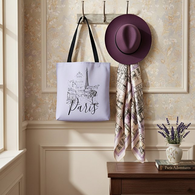 Bolso De Tela Cafe Paris Tote Bag (Subido por el creador)