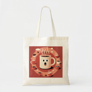 Bolso De Tela Café Personalizado agudo y divertido