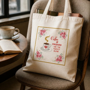 Bolso De Tela Café y amigos la mezcla perfecta 