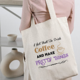 Bolso De Tela Café y bonitos