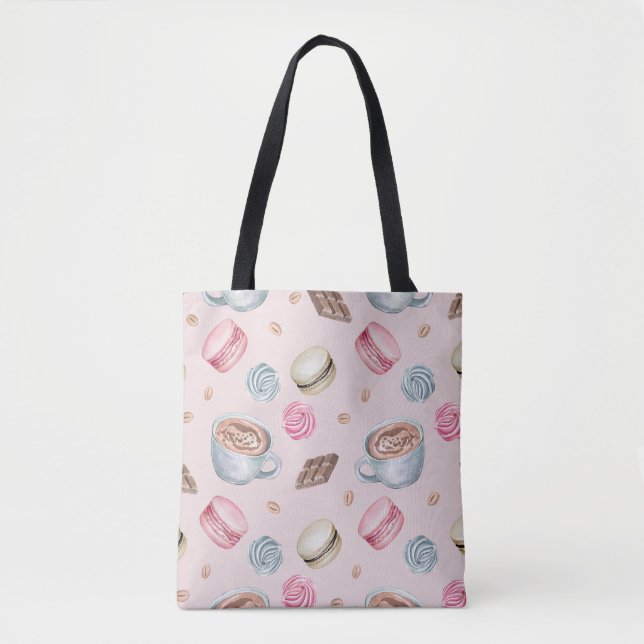 Bolso De Tela Café y Dulces  (Anverso)