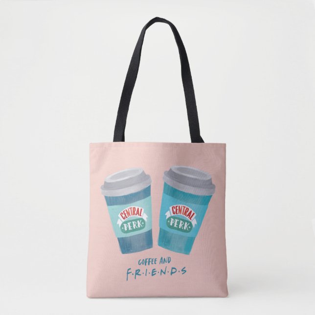 Bolso De Tela Café y FRIENDS™ (Anverso)