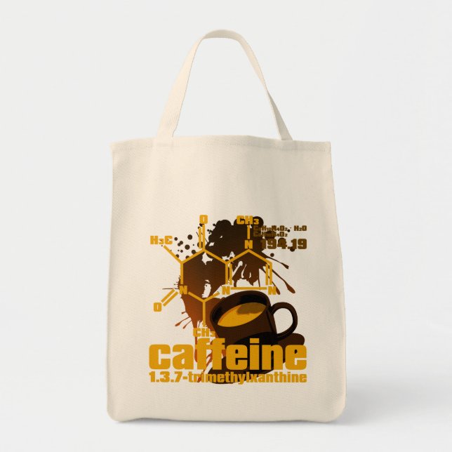 Bolso De Tela Cafeína (Frente)