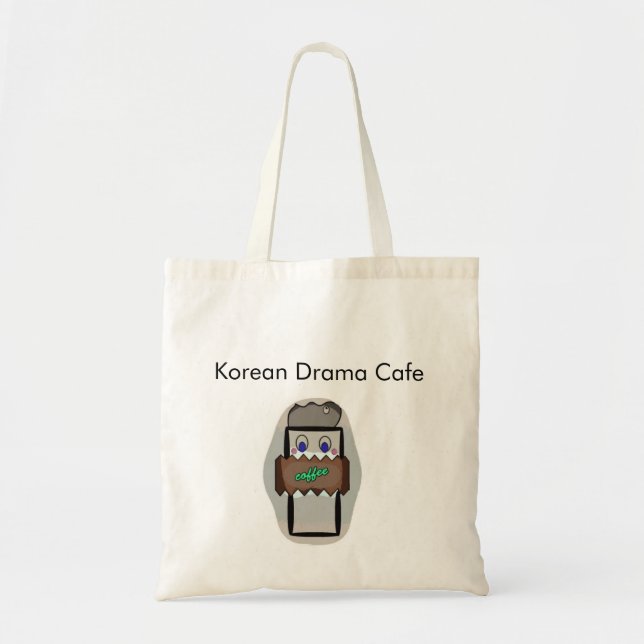 Bolso De Tela Cafetería de teatro coreana (Frente)
