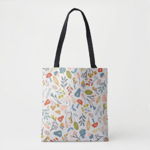 Bolso De Tela Caída Botanicals