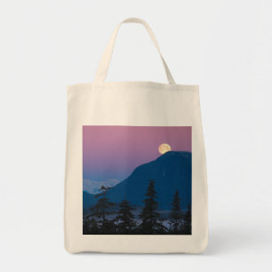 Bolso De Tela Caída de la noche en Alaska