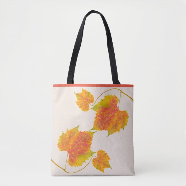 Bolso De Tela Caída en un Tote (Anverso)