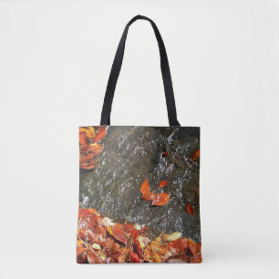 Bolso De Tela Caídas en cataratas en fotografía de otoño