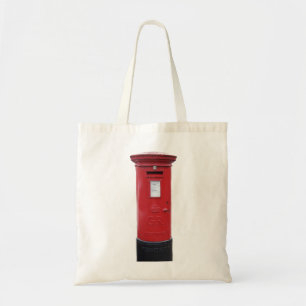 Bolso De Tela Caja británica roja del poste