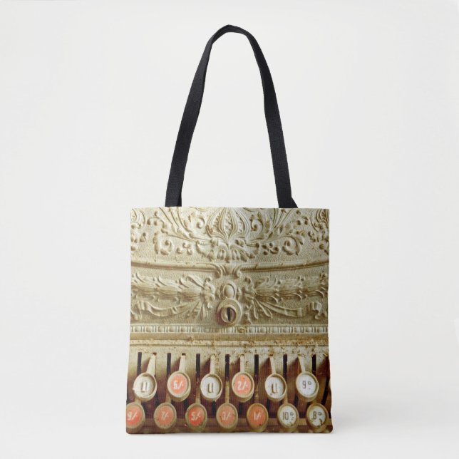 Bolso De Tela Caja de cambios de época, cubierta de polvo y tela (Anverso)