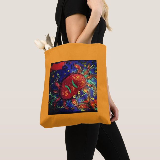 Bolso De Tela Caja de cangrejo (Detalle)