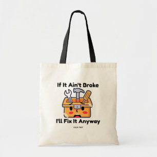 Bolso De Tela Caja de herramientas de hombre divertido chiste pe