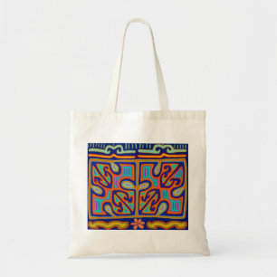 Bolso De Tela Caja de música Kuna india - San Blas Mola