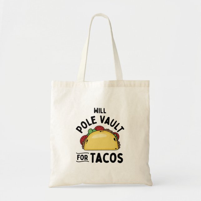 Bolso De Tela Caja Fuerte De Polo Para Tacos (Frente)