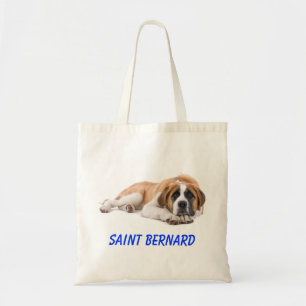 Bolso De Tela Cajero de tela de perro de San Bernardo Totebag