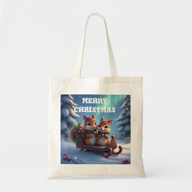 Bolso De Tela Cajones de navidad (Frente)