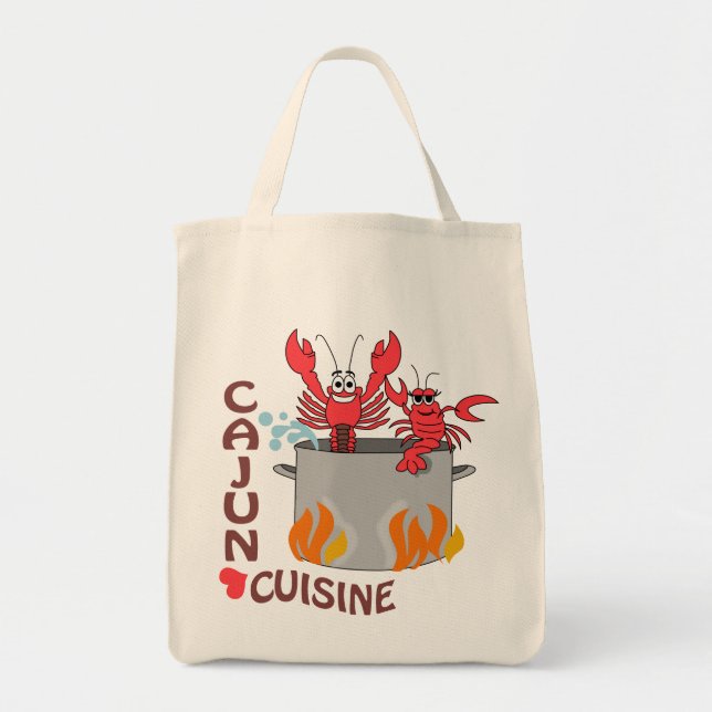 Bolso De Tela Cajun Cuisine (Frente)