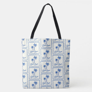 Bolso De Tela Cala Azul