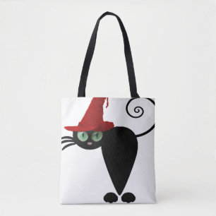 Bolso De Tela calabaza aterradora feliz de Halloween