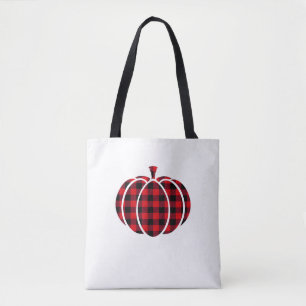 Bolso De Tela Calabaza de calabaza de búfalo roja y negra Acción