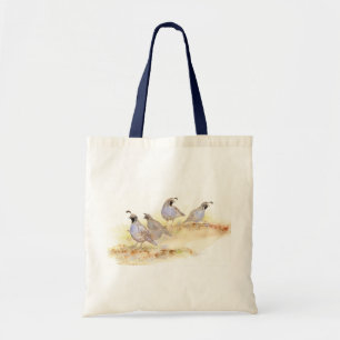 Bolso De Tela Calabaza de California, aves, naturaleza, vida sil