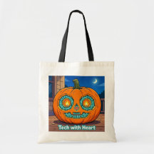 Calabaza de Circuito Brillante - Tote Grande