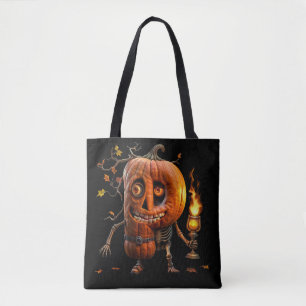 Bolso De Tela Calabaza de Halloween