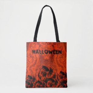 Bolso De Tela Calabaza de Halloween impresa