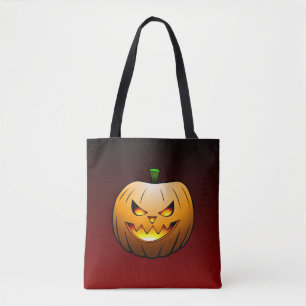 Bolso De Tela Calabaza de Halloween Truco o Trato