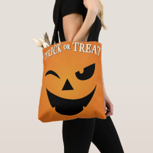 Bolso De Tela Calabaza de truco o truco