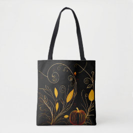 Bolso De Tela Calabaza elegante de otoño