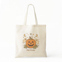 Calabaza espeluznante y fantasmas lindos de Hallow