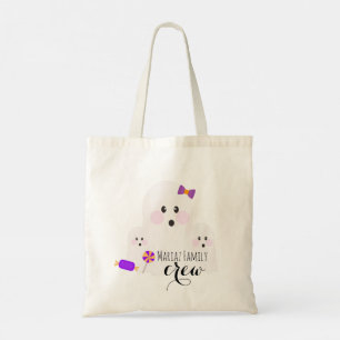 Bolso De Tela Calabaza Fantasma de Halloween Booooo Familia