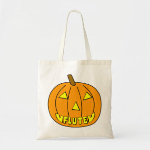 Bolso De Tela Calabaza Flute Halloween