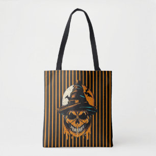 Bolso De Tela calabaza/Halloween/calavera/espeluznante