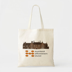 Bolso De Tela Calabaza haunda de la casa Haloween