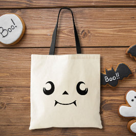 Bolso De Tela Calabaza Kawaii Jack "O' Lantern Cara De Calabaza 