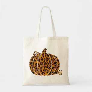 Bolso De Tela Calabaza leopardo / temporada de otoño