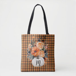 Bolso De Tela Calabaza monogramada