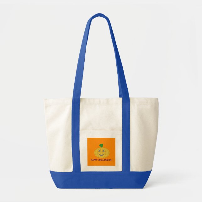 Bolso De Tela Calabaza naranja (Frente)