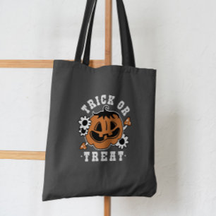 Bolso De Tela Calabaza Trick O Trek