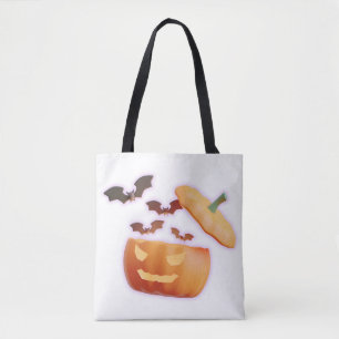 Bolso De Tela Calabaza y vibraciones de murciélago - Espectacula