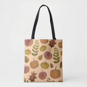 Bolso De Tela Calabazas